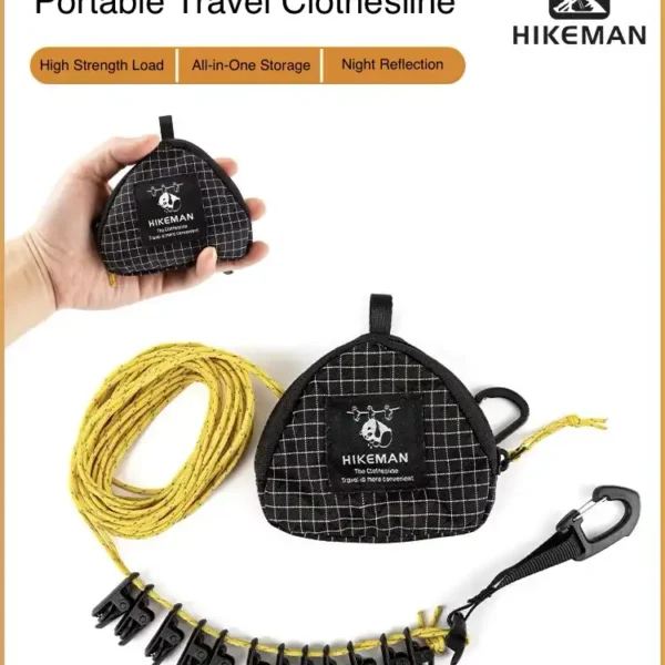Travel Clothesline by HIKEMAN (PR51)