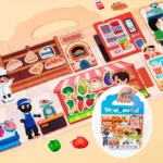 2. Children Sticker Book – Supermarket