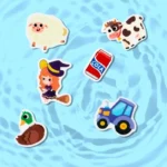 2. Children Sticker Book – Supermarket