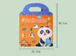 10. Kids’ handheld jelly sticker book – Vehicles