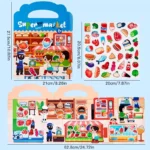 2. Children Sticker Book – Supermarket