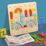 1. Montessori-inspired shape sorter puzzle set