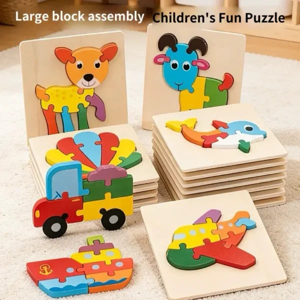 បន្ទះ Puzzle 3D សម្រាប់ការអប់រំដំបូង (PR94)
