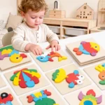 3. Children’s 3d puzzle board early education