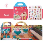 4. Kids’ handheld jelly sticker book – Food