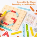 1. Montessori-inspired shape sorter puzzle set