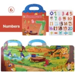 6. Kids’ handheld jelly sticker book – Numbers