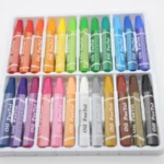 1. Nontoxic mini oil pastel 24 colors