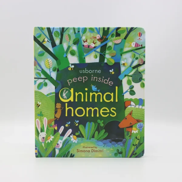 Usborne Peep Inside: Animal Homes (Lift-the-Flap Book)